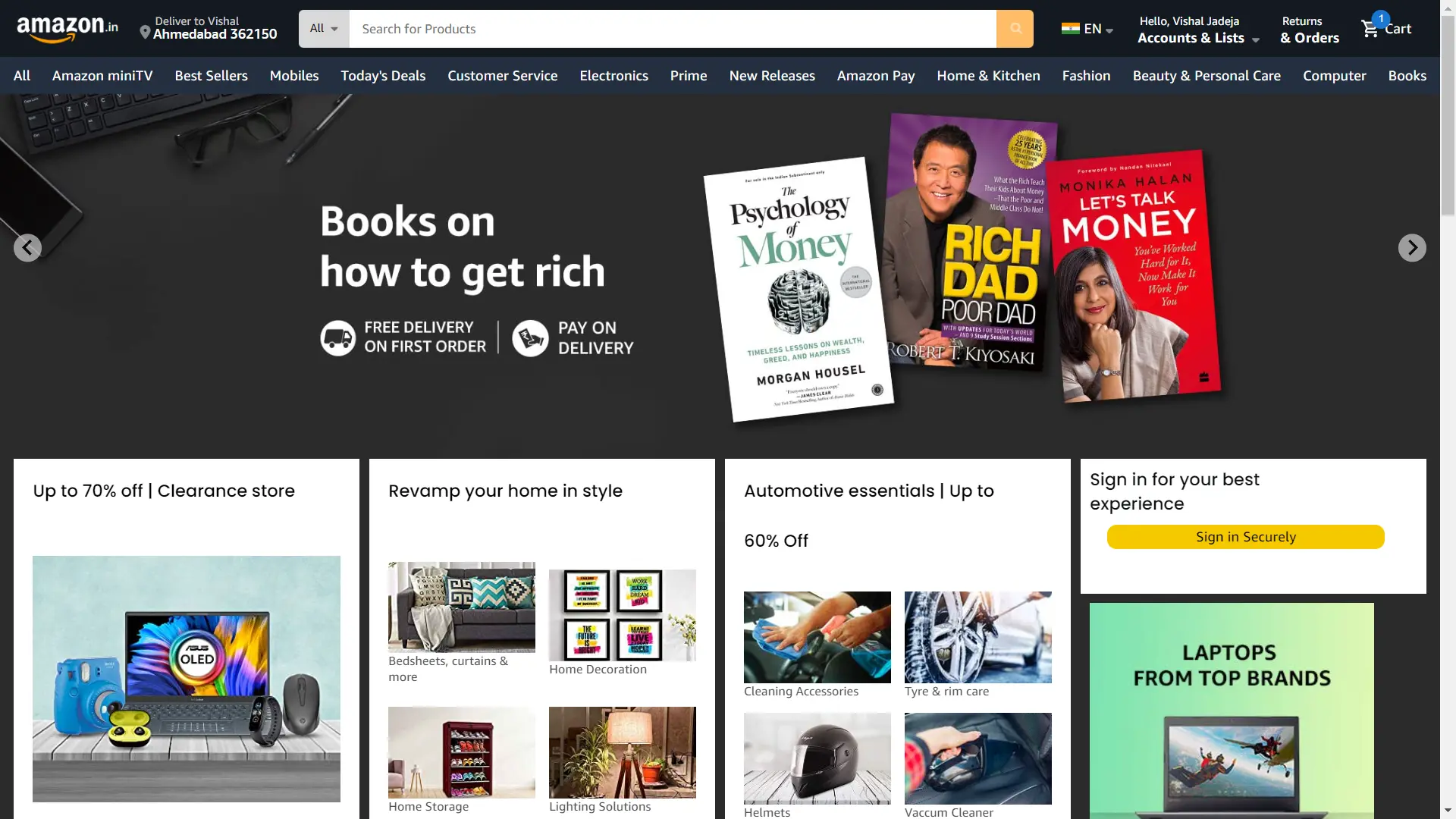 Amazon Clone screenshot